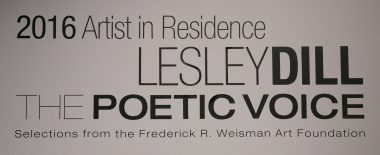 Lesley Dill the Poetic Voice at Fullerton College on Thursday, Feb. 12 Photo credit: Christian Mesaros