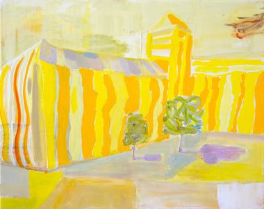 Yellow Tent, 2015 | Acrylic on canvas | 16 x 20 inches