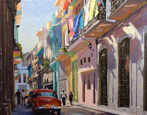 Peter C. Vey, Streets of Havana (2014). Courtesy of Gallery on Greene.