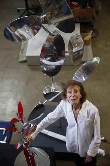 ASSOCIATED PRESS | Sculptor Lin Emery poses in her studio in New Orleans.