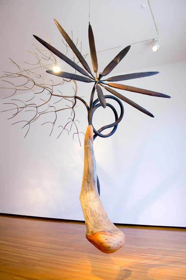 James Surls - Me, Tree, Black Flower and Knot