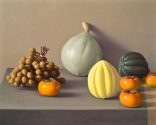 Still Life with Longan Berry and Persimmons