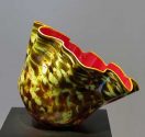 Dale Chihuly - Chili Red Macchia with Yellow Lip Wrap