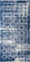 CNC Palimpsest Print (series December 1, 2014 - Blue)