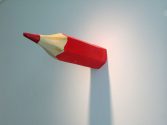 Think Tank: Red Wall Pencil 