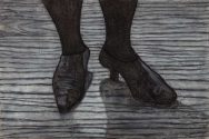 Woman in Black Shoes